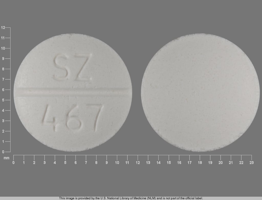 Image 1 - Imprint SZ 467 - nadolol 80 mg