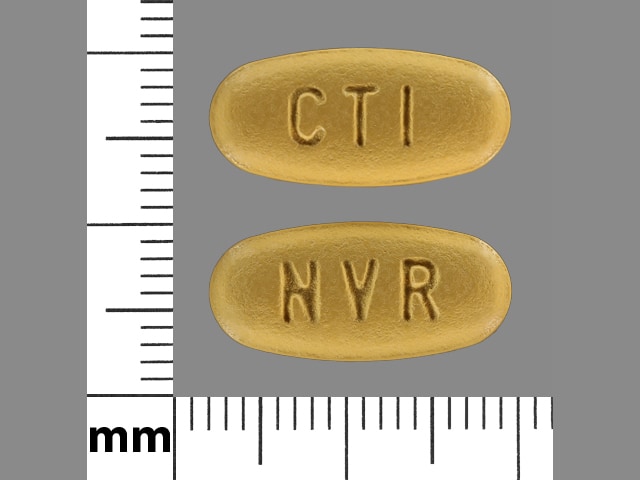 Image 1 - Imprint NVR CTI - hydrochlorothiazide/valsartan 25 mg / 320 mg