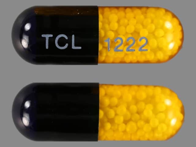 Imprint TCL 1222 - nitroglycerin 6.5 mg