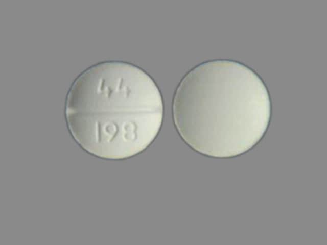 Pill Finder: 44 198 White Round - Medicine.com