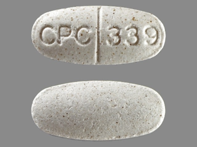 Image 1 - Imprint CPC 339 - Fiber Lax calcium polycarbophil 625 mg