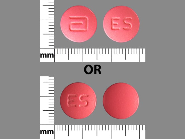 Image 1 - Imprint a ES - Erythrocin Stearate Filmtab 250 mg