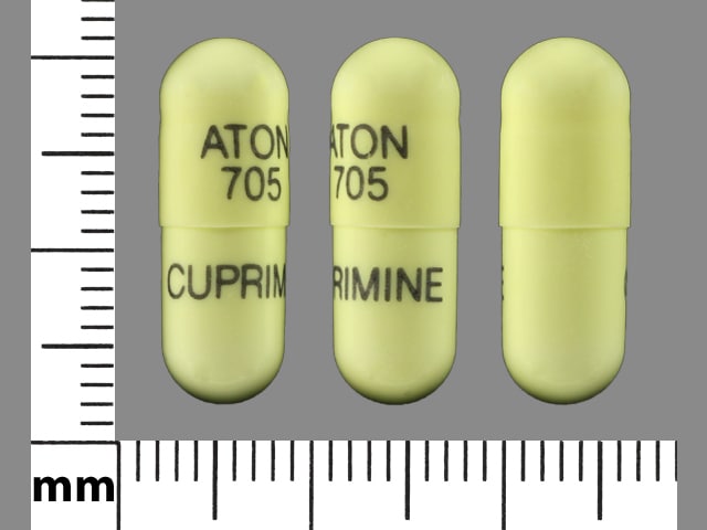 Image 1 - Imprint ATON 705 CUPRIMINE - Cuprimine 250 mg