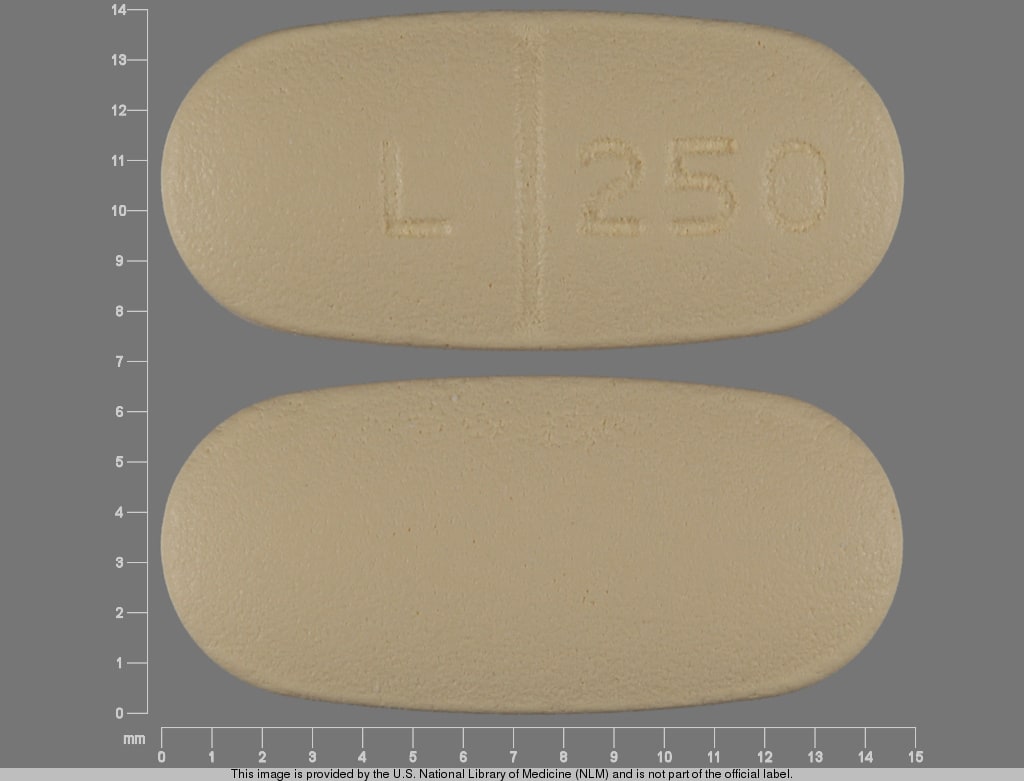 Image 1 - Imprint L 250 - levetiracetam 250 mg