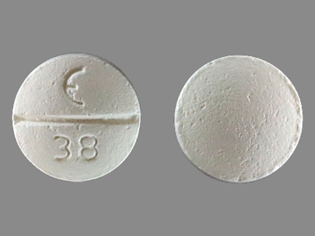Imprint E 38 - betaxolol 10 mg