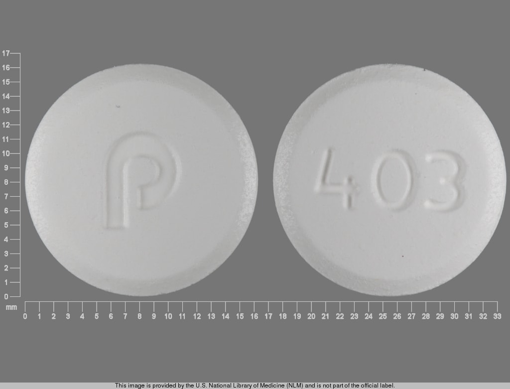 Image 1 - Imprint P 403 - risperidone 4 mg