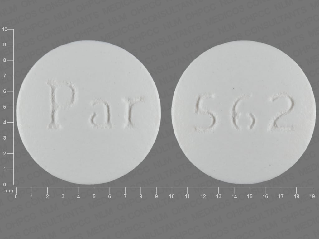 Pill Finder Par 562 White Round Medicine Com