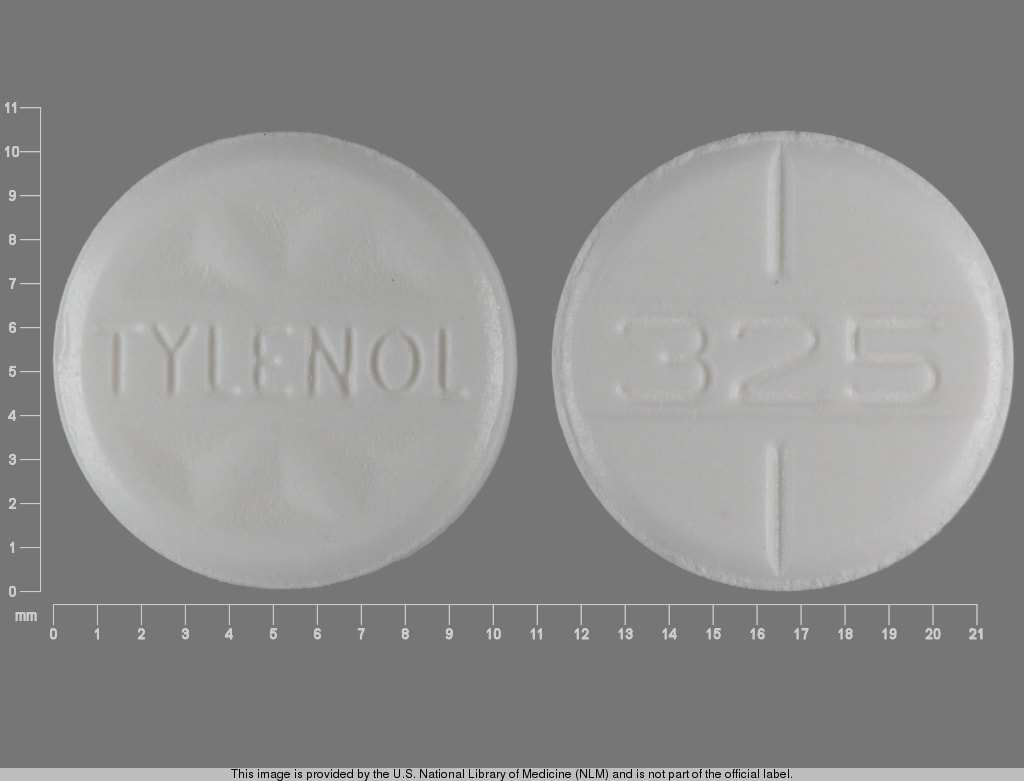 Image 1 - Imprint TYLENOL 325 - Tylenol 325 mg