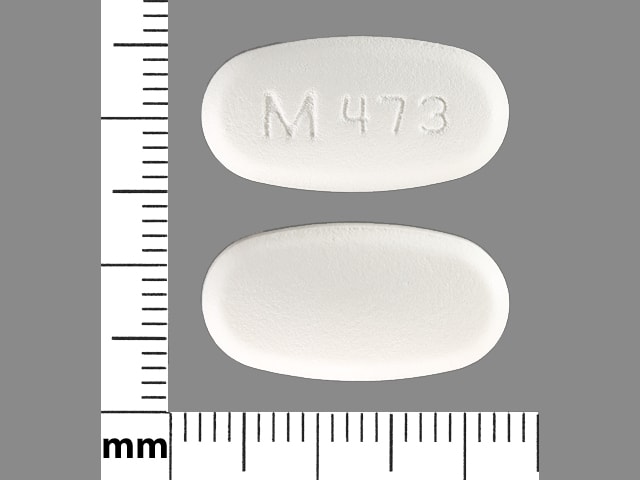 Image 1 - Imprint M 473 - divalproex sodium 500 mg