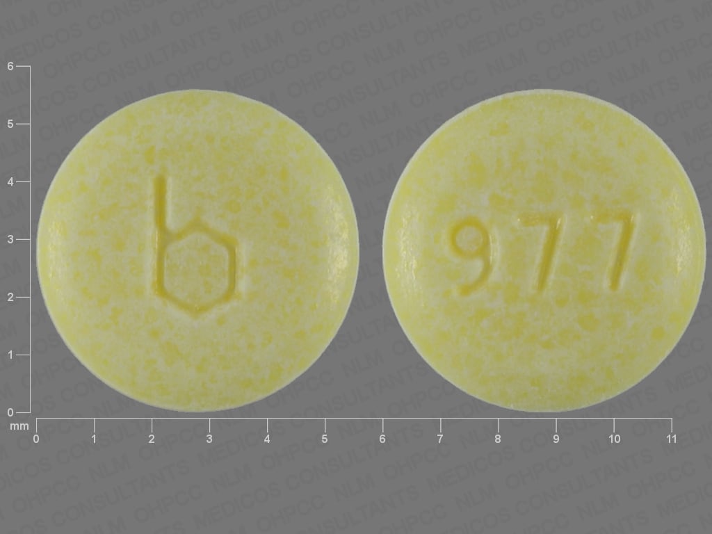 Image 1 - Imprint b 977 - Loestrin 21 1/20 ethinyl estradiol 0.02 mg / norethindrone 1 mg