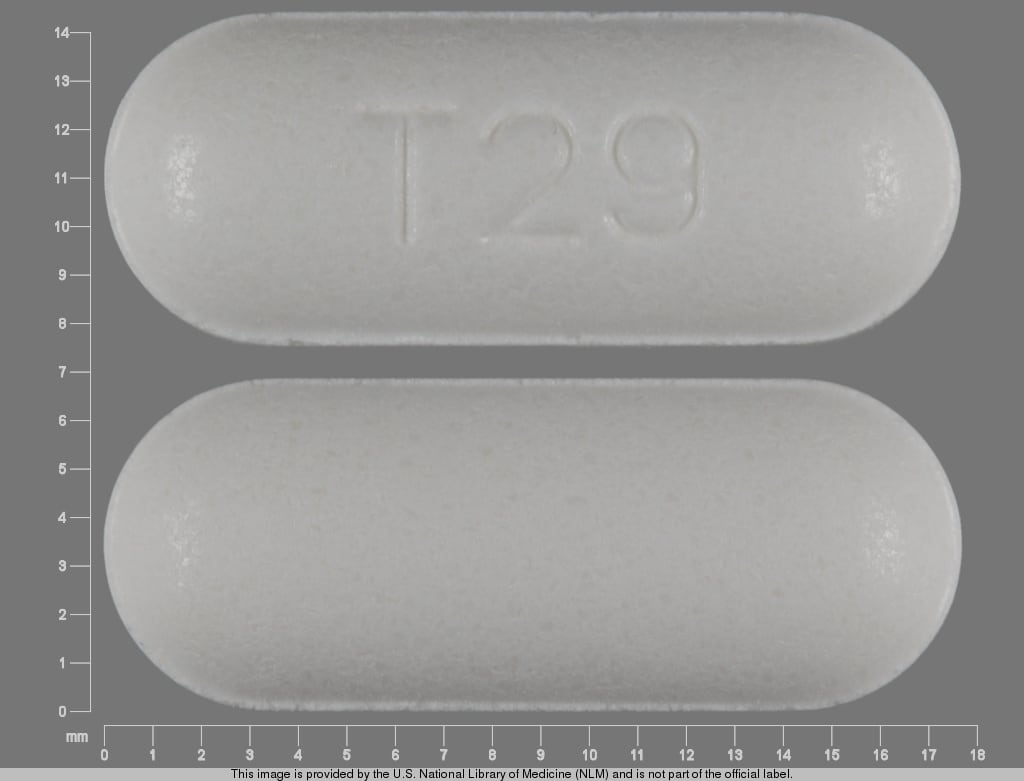 Image 1 - Imprint T29 - carbamazepine 400 mg