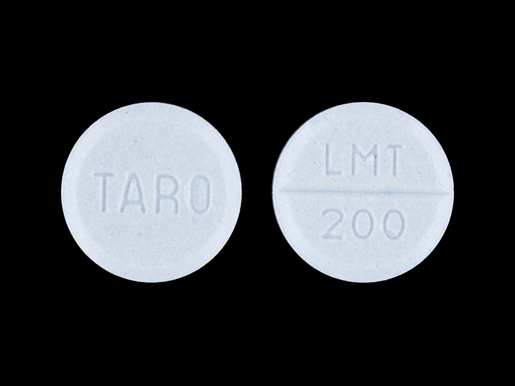 Image 1 - Imprint TARO LMT 200 - lamotrigine 200 mg