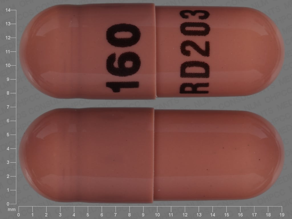 Image 1 - Imprint 160 RD203 - propranolol 160 mg