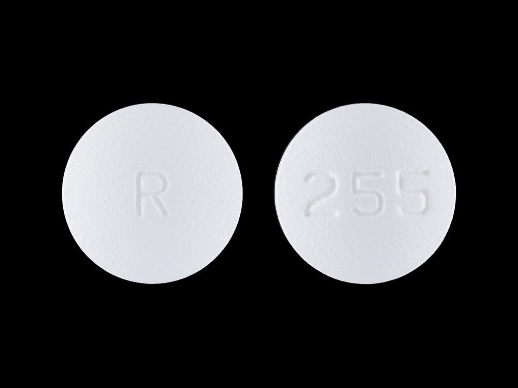 Image 1 - Imprint R 255 - carvedilol 25 mg