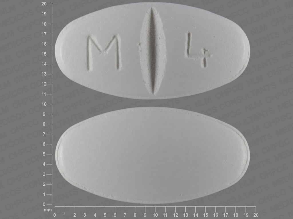 Image 1 - Imprint M 4 - metoprolol 200 mg