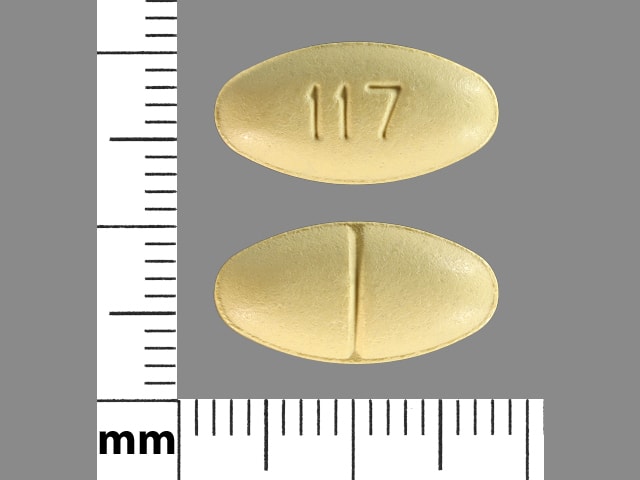 Image 1 - Imprint 117 - verapamil 180 mg