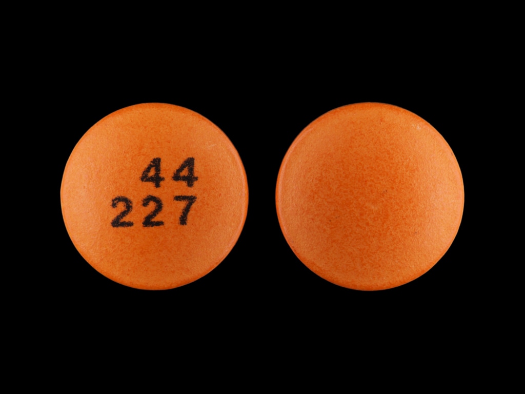 Pill Finder 44 227 Orange Round