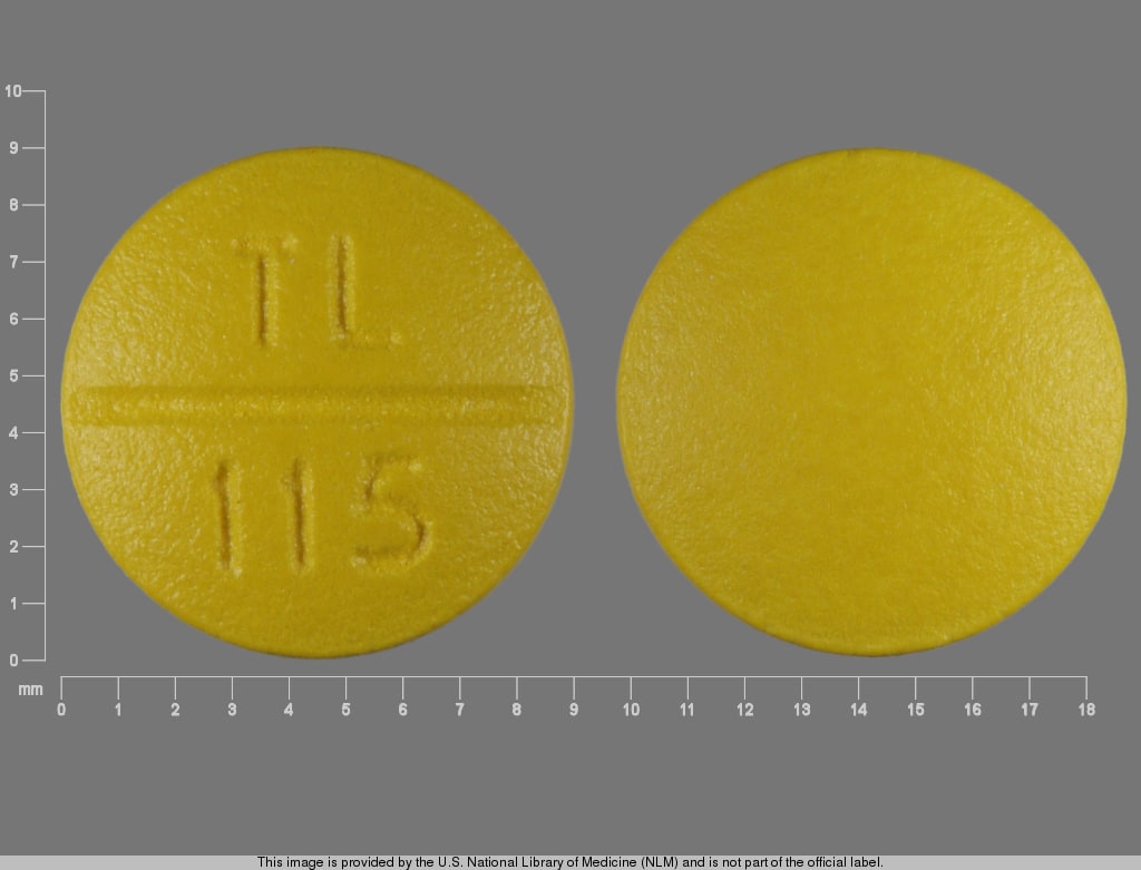 Image 1 - Imprint TL 115 - prochlorperazine 10 mg