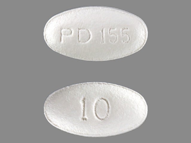 Imprint PD 155 10 - atorvastatin 10 mg