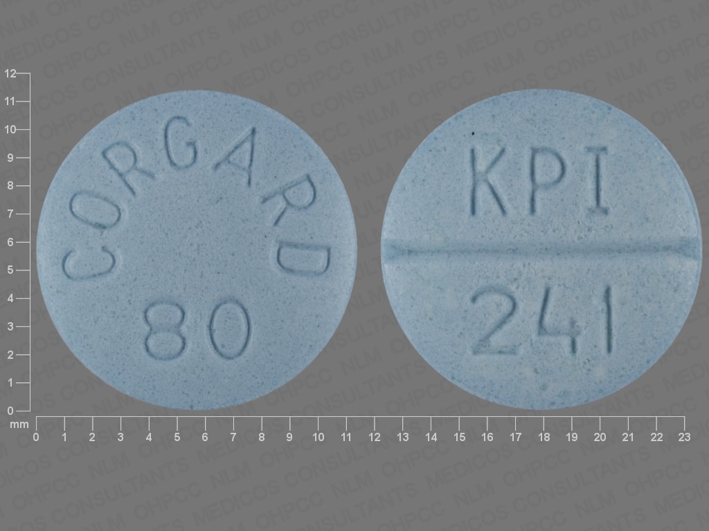 CORGARD 80 KPI 241 - Nadolol