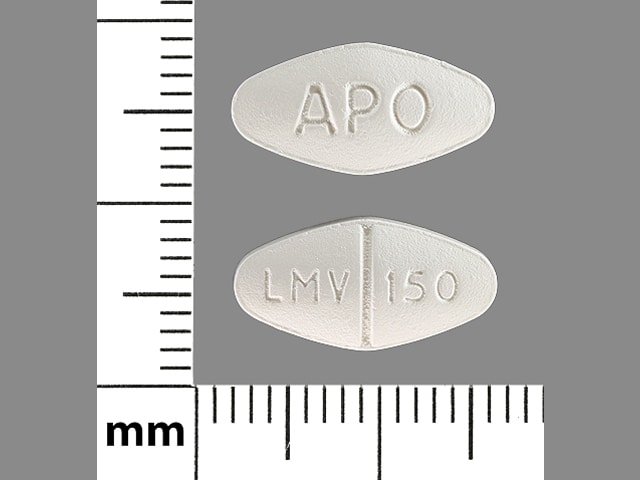 Imprint APO LMV 150 - lamivudine 150 mg