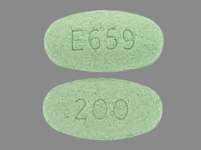 Image 1 - Imprint E659 200 - Morphine Sulfate ER 200 mg