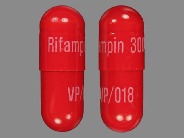 Imprint Rifampin 300 VP/018 - rifampin 300 mg