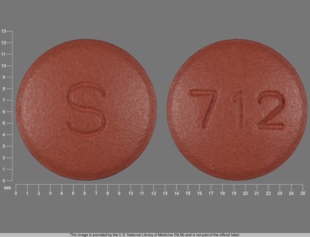 Pill Finder: S 712 Brown Round - Medicine.com