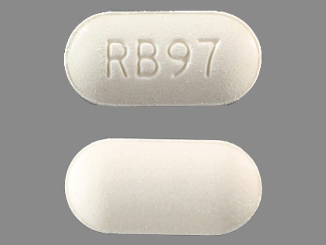 Image 1 - Imprint RB97 - sumatriptan 100 mg