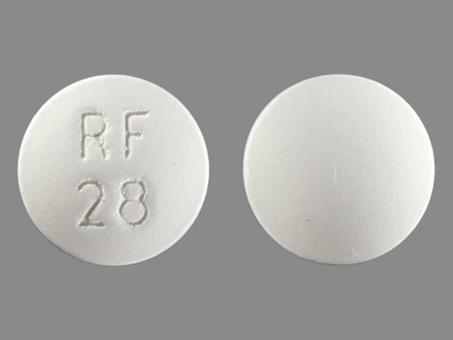 Imprint RF 28 - chloroquine 500 mg