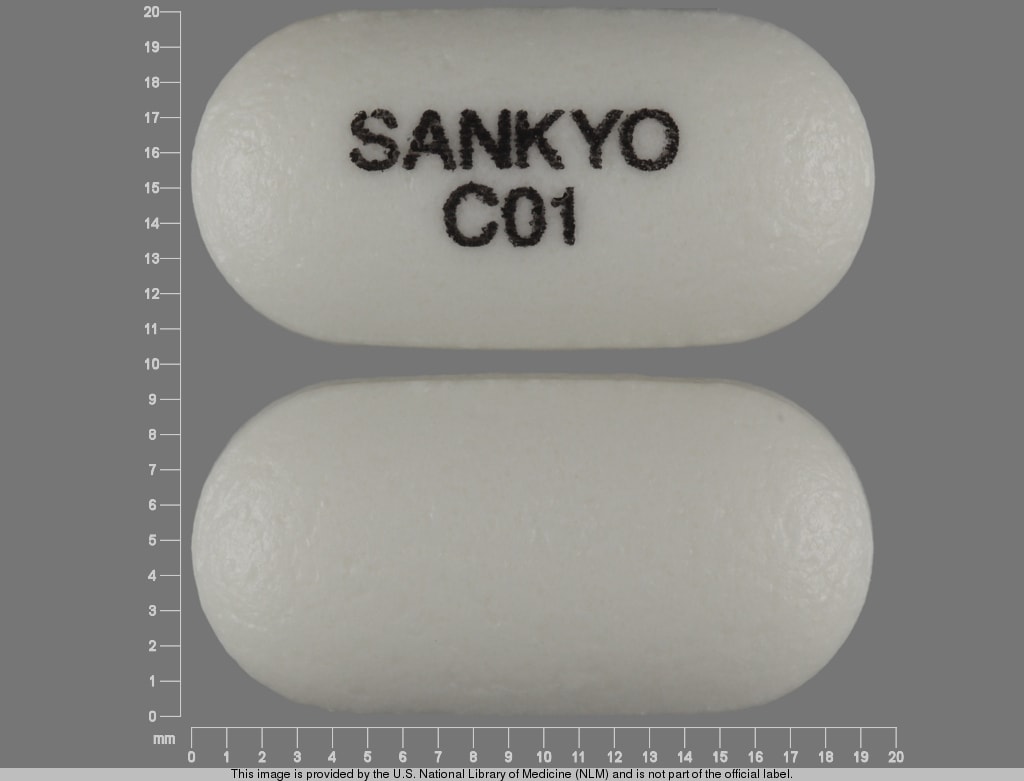 Image 1 - Imprint SANKYO C01 - Welchol 625 mg