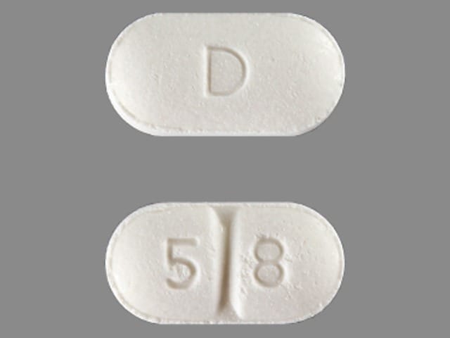 Imprint D 5 8 - perindopril 4 mg