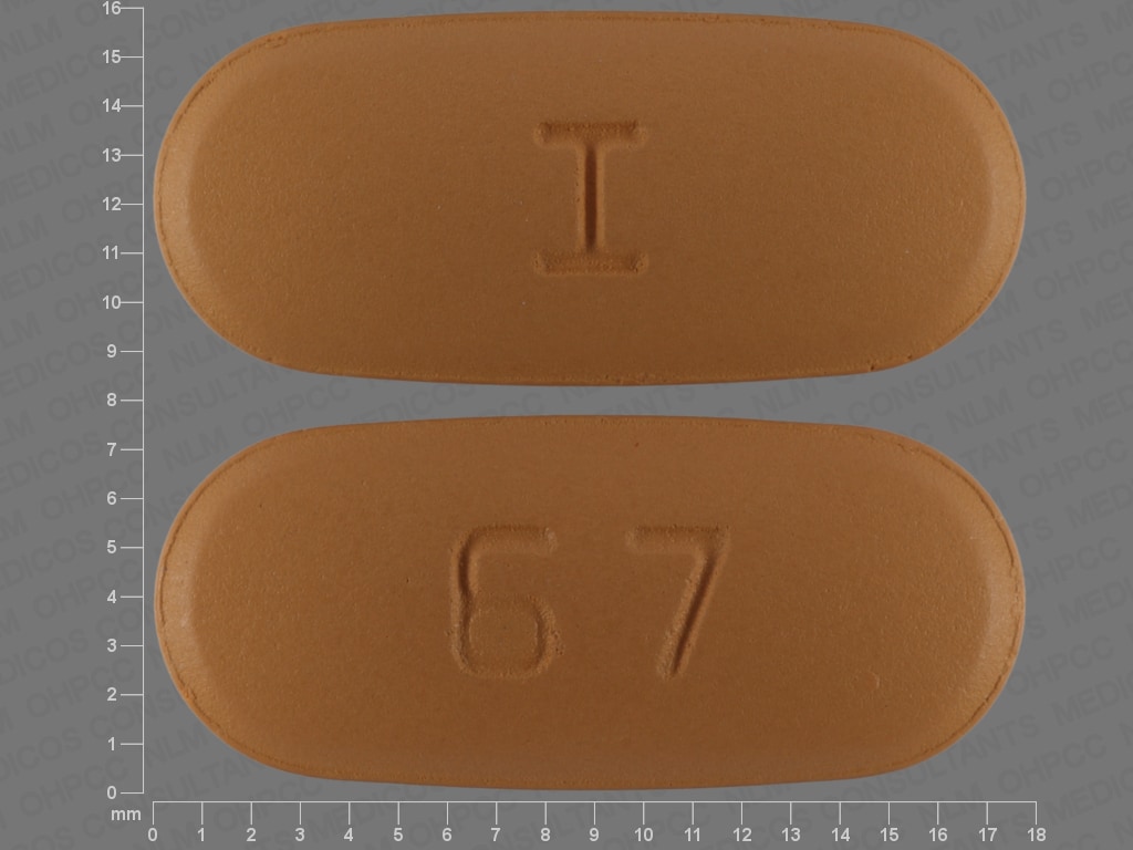 Image 1 - Imprint I 67 - valsartan 160 mg