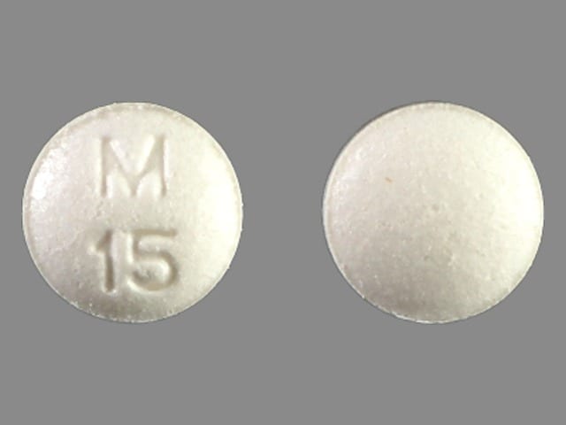 Image 1 - Imprint M 15 - atropine/diphenoxylate 0.025 mg / 2.5 mg