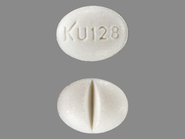 Imprint KU 128 - isosorbide mononitrate 30 mg