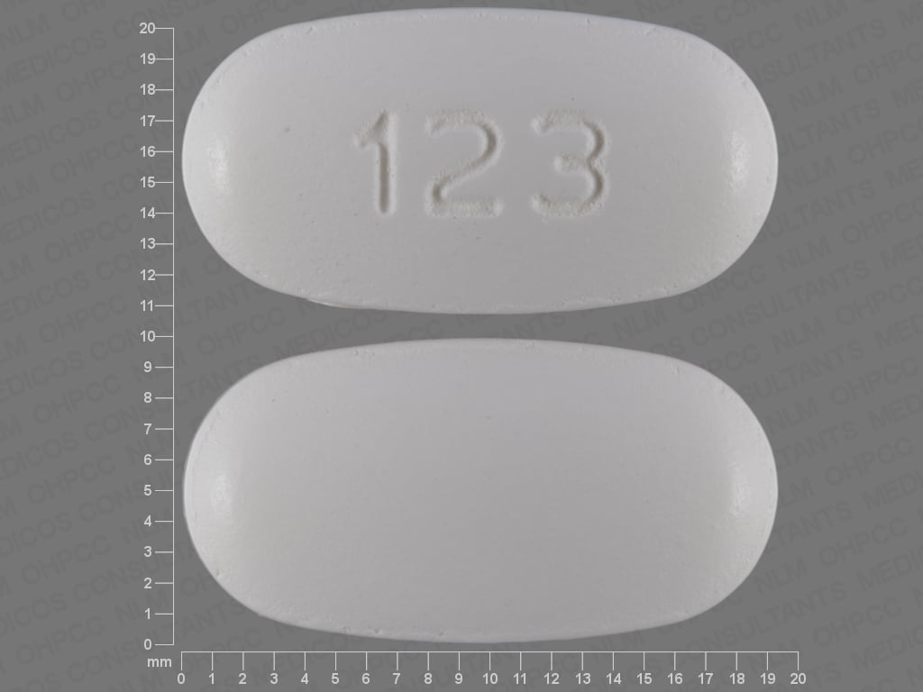 Pill Finder 123 White Capsuleshape