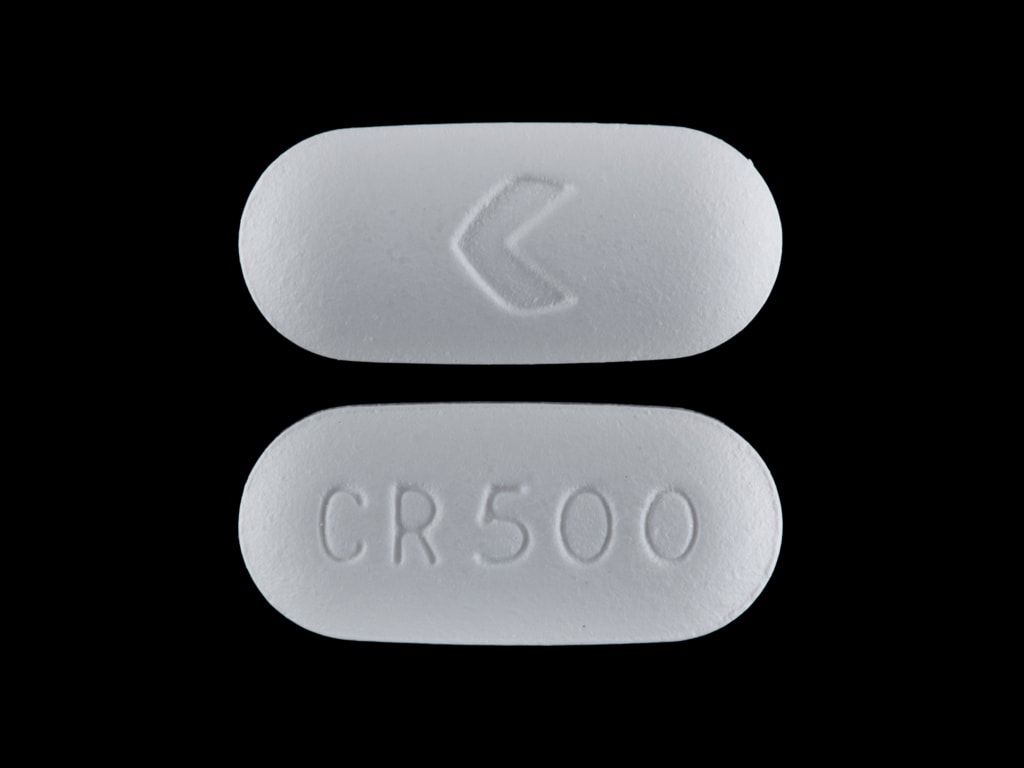Image 1 - Imprint CR 500 > - ciprofloxacin 500 mg