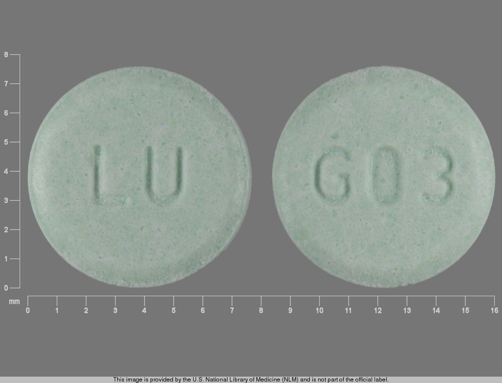 Image 1 - Imprint LU G03 - lovastatin 40 mg