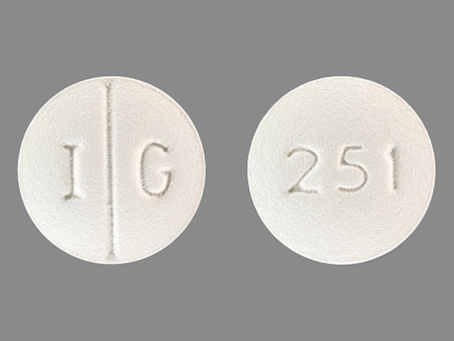 Image 1 - Imprint I G 251 - escitalopram 20 mg