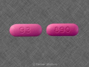Image 1 - Imprint 93 890 - acetaminophen/propoxyphene 650 mg / 100 mg