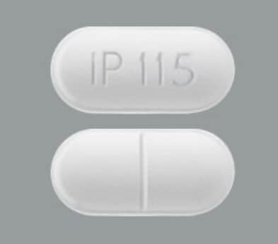 Image 1 - Imprint IP 115 - acetaminophen/hydrocodone 325 mg / 7.5 mg