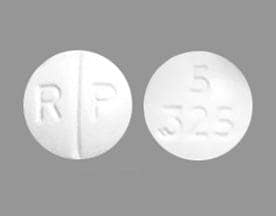 Image 1 - Imprint R P 5 325 - acetaminophen/oxycodone 325 mg / 5 mg