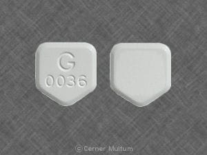 Image 1 - Imprint G 0036 - acyclovir 400 mg