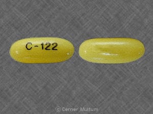 Pill Finder: C-122 Yellow Capsule-shape - Medicine.com