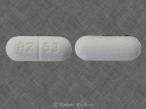 Image 1 - Imprint A2 53 - Amitex LA 600 mg-30 mg