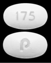 Image 1 - Imprint P 175 - amlodipine/hydrochlorothiazide/valsartan 10 mg / 25 mg / 320 mg