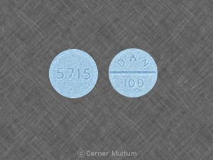 Imprint 5715 DAN 100 - amoxapine 100 mg