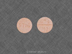 Imprint 5716 DAN 150 - amoxapine 150 mg