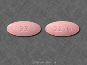 Imprint 2270 93 - amoxicillin/clavulanate 200 mg / 28.5 mg