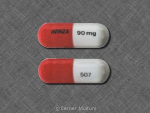 Image 1 - Imprint AVINZA 90 mg 507 - Avinza 90 mg